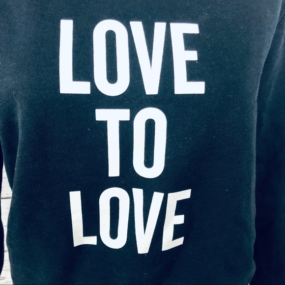 Aritzia Talula Love To Love You Baby Sweatshirt XS - Picture 6 of 8